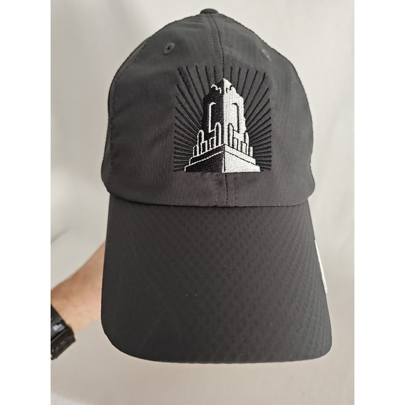 Nike Other - NWT Nike Golf Hat Lightweight Gray Black 247077-060 Art Deco Skyscraper Logo